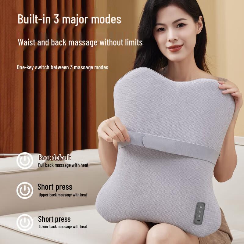 R3 Heated Shiatsu Massager for Waist, Back & Neck CN plug (adapter included)