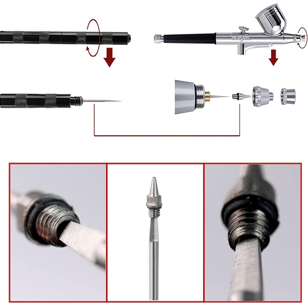 Air Brush Tool Airbrushing Install Remover Airbrush Accessories Replacement Maintenance Tools for Airbrush Spray Parts