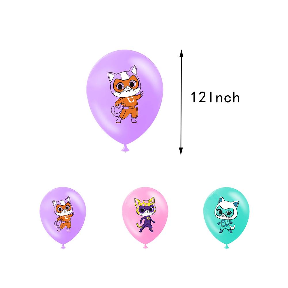 32 шт. Принадлежности для вечеринки «Супер котята», включая топперы для кексов, баннер, воздушные шары