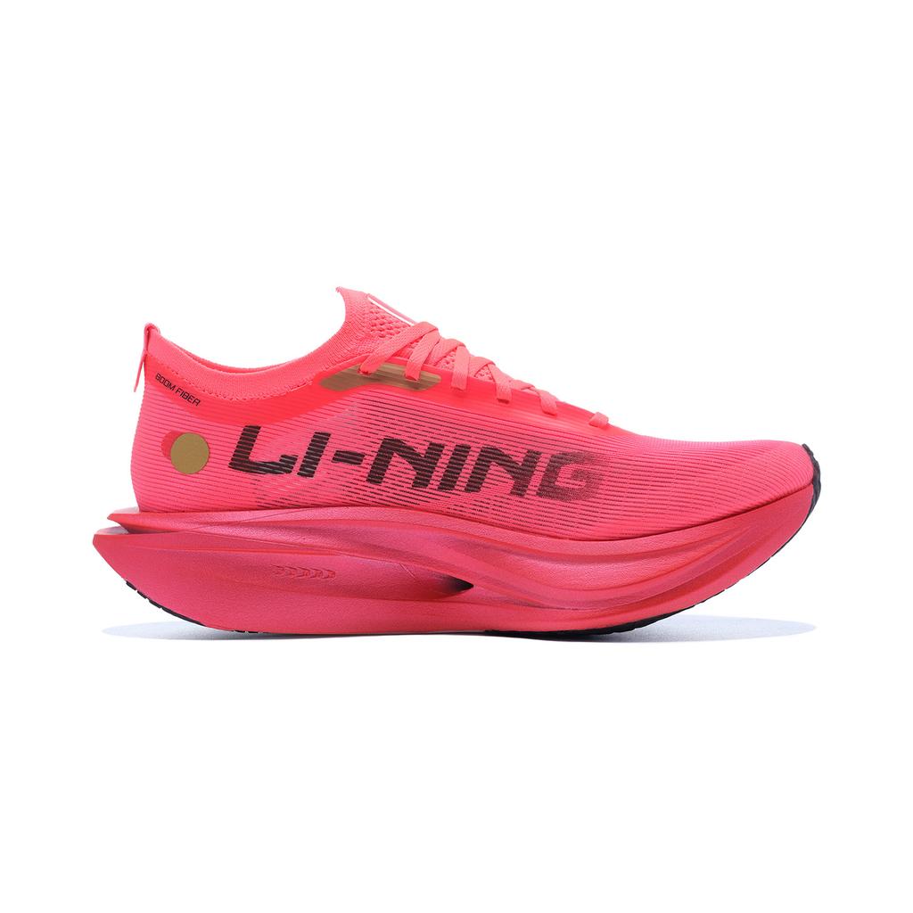 Беговые кроссовки Li Ning Feidian 5 ELITE Унисекс Низкие Флуоресцентный Бегония Красный ARMV003-30