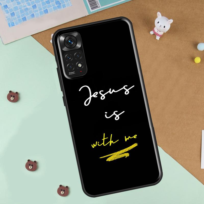 Христианский религиозный чехол для телефона с изображением Иисуса для Xiaomi Redmi Note 12 8 9 10 11 Pro 8T 9S 10S 11S 12S 10A 9C 10C 12C