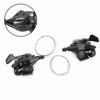 1 Pair Black Bicycle Gear Shift Derailleur Aluminum Alloy Bike Thumb Gear Shifter  Bike Maintenance
