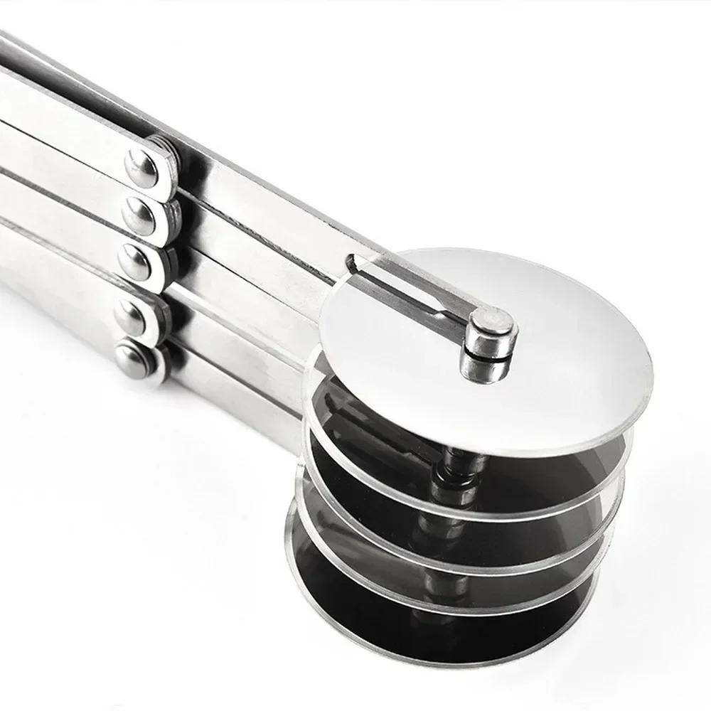 3/5/7 колесный резак, разделитель теста, боковой нож для пасты, гибкий роликовый нож, овощечистка для пиццы, кондитерских изделий, инструменты для выпечки из нержавеющей стали