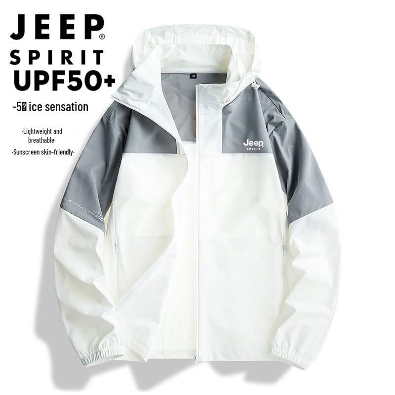 Мужская солнцезащитная куртка JEEP SPIRIT из ледяного шелка