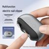 Перезаряжаемые многофункциональные кусачки для ногтей: Электрический триммер с защитой от защемления для пожилых и детей - Включает шлифовку, маникюрный нож, ножницы
