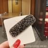 Корейская Мода Стразы Брошь Капля Квадрат Простые Блестящие Заколки для Волос Челка Органайзер Зажимы Женские Аксессуары для Волос