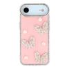 For iPhone Air Case Rhinestone Edge Pearl Butterfly Decor TPU+PC IMD Phone Cover
