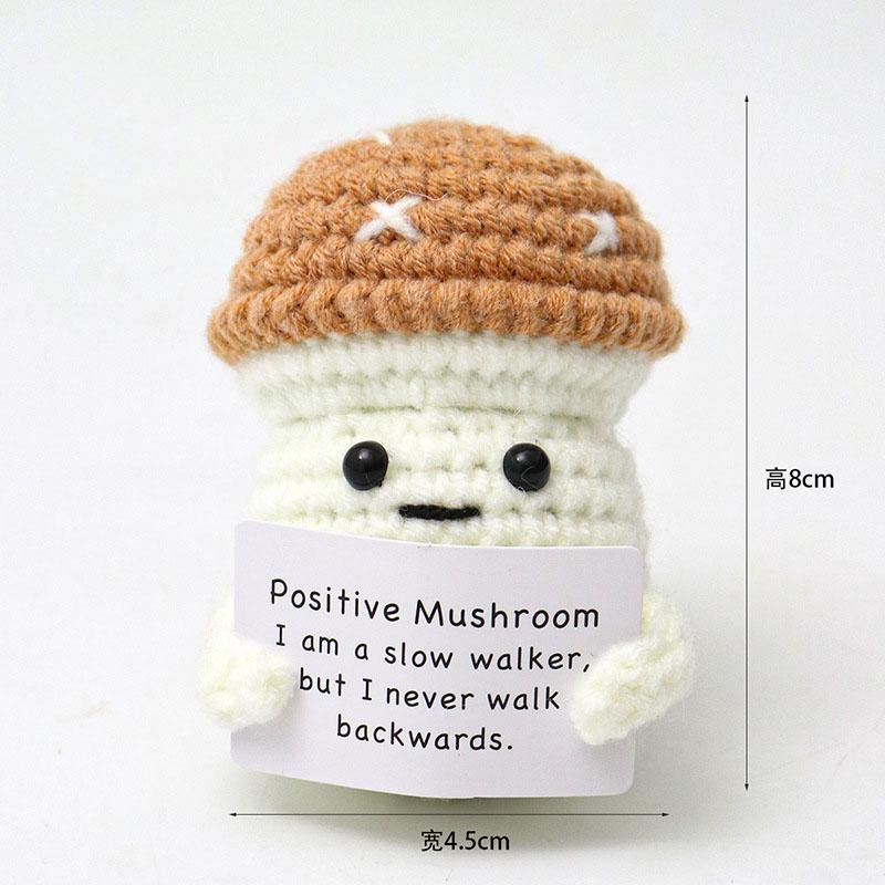 Творчество Ручная работа Позитивная кукла Картофель с карточкой Украшение для дома Вязание Кукла Гороховая пчела Картофель Украшения для офиса