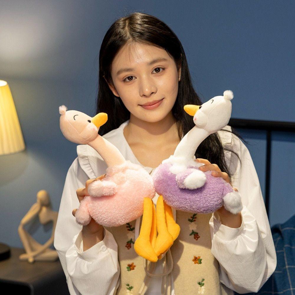 Soft Stuffed Long-Legged Ostrich Plush Toy Cartoon Ostrich Plush Doll Children Gift