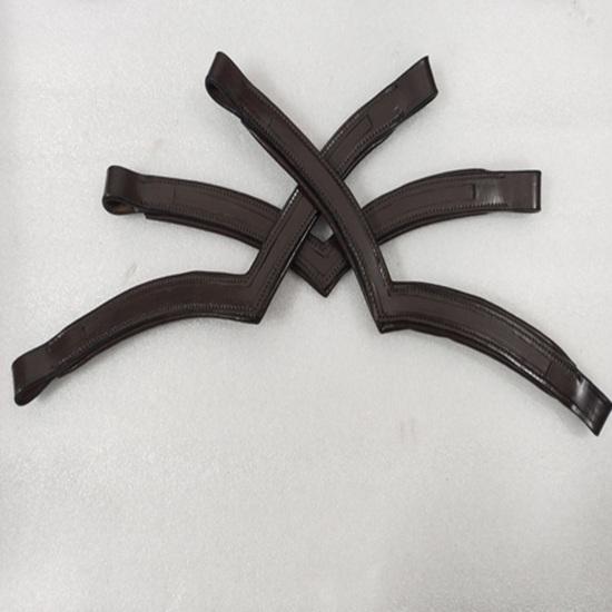 Empty Channel English Padded Bridle Parts Browbands 14 MM for Horse(Pack of 1).