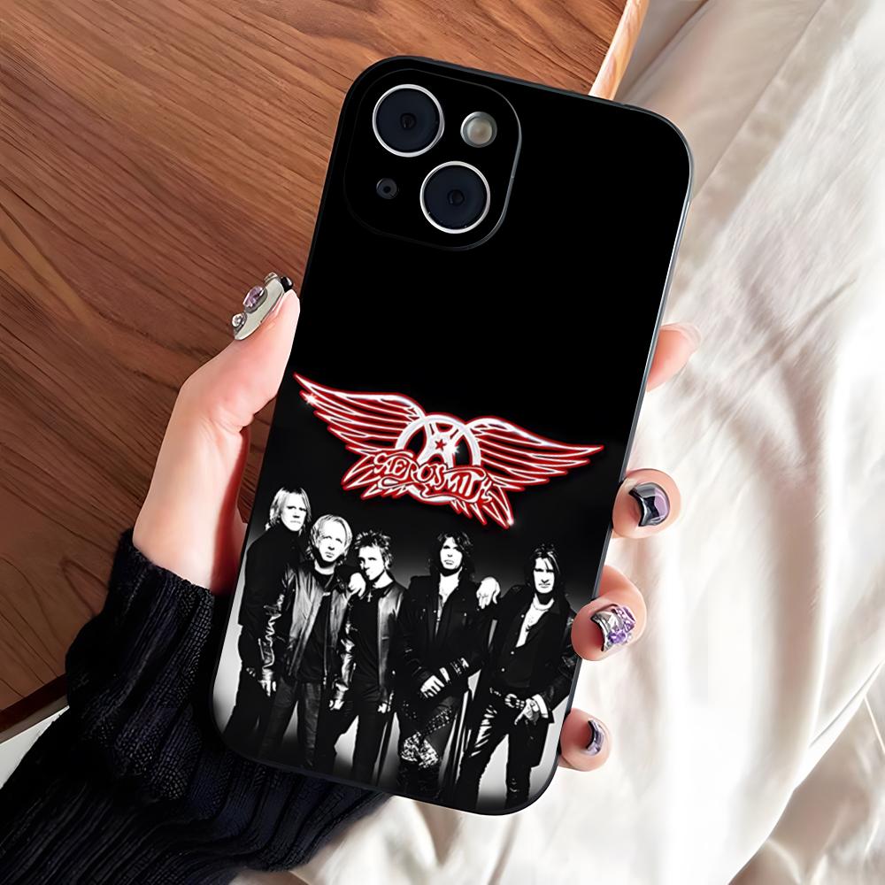 Punk Aerosmith Rock Cool Phone Case For IPhone 17 Pro Max 16 15 14 Pro Max 13 11 X Xs Xr 8 7Plus Silicone Cover