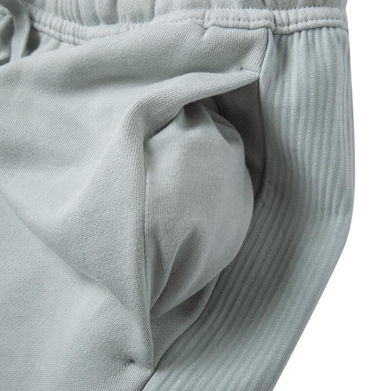 Adidas Solid Color Cuffed Casual Knitted Sports Pants Men Pants Gray-Green IQ3413