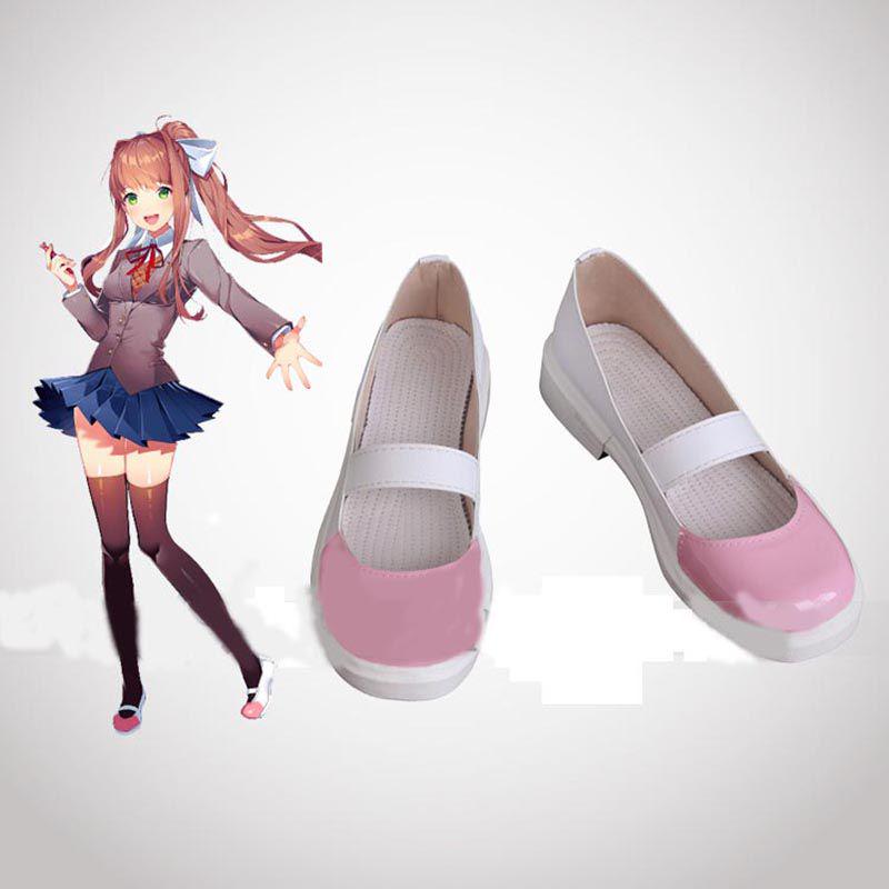 Туфли для косплея Моники из Doki Doki Literature Club премиум-качества для женщин