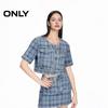 ONLY 2024 Summer Plaid Short Denim Jacket for Women