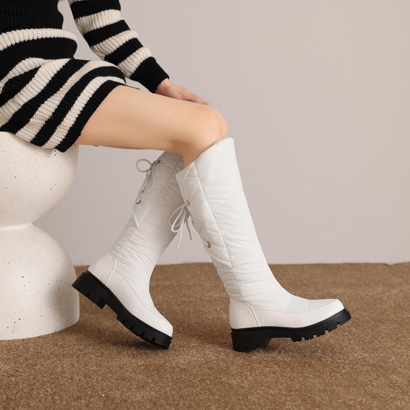 Женские зимние сапоги — это незаменимые теплые плюшевые хлопковые сапоги, удобные повседневные полусапоги большого размера.