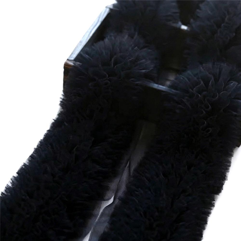 1 Yard Mesh Lace Accessories 12cm Wide Mesh Material Hem Cuffs Lace Trim  Wedding Accessories
