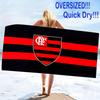Flamengo logo Print Beach Towel, Large Soft Quick Dry Towel for Beach Camping Swimming
