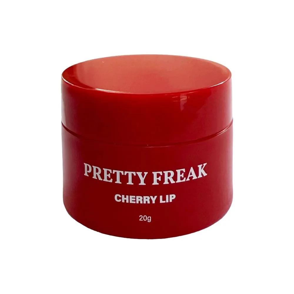 PRETTY FREAK Cherry Lip Mask Lip Balm Lip Volume Wrinkle Exfoliation Lip Care 20g 1 Piece / Circle