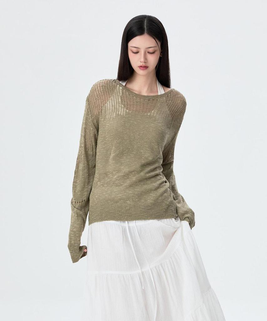 MIXXO Damage Point Knit_Miwkag735T
