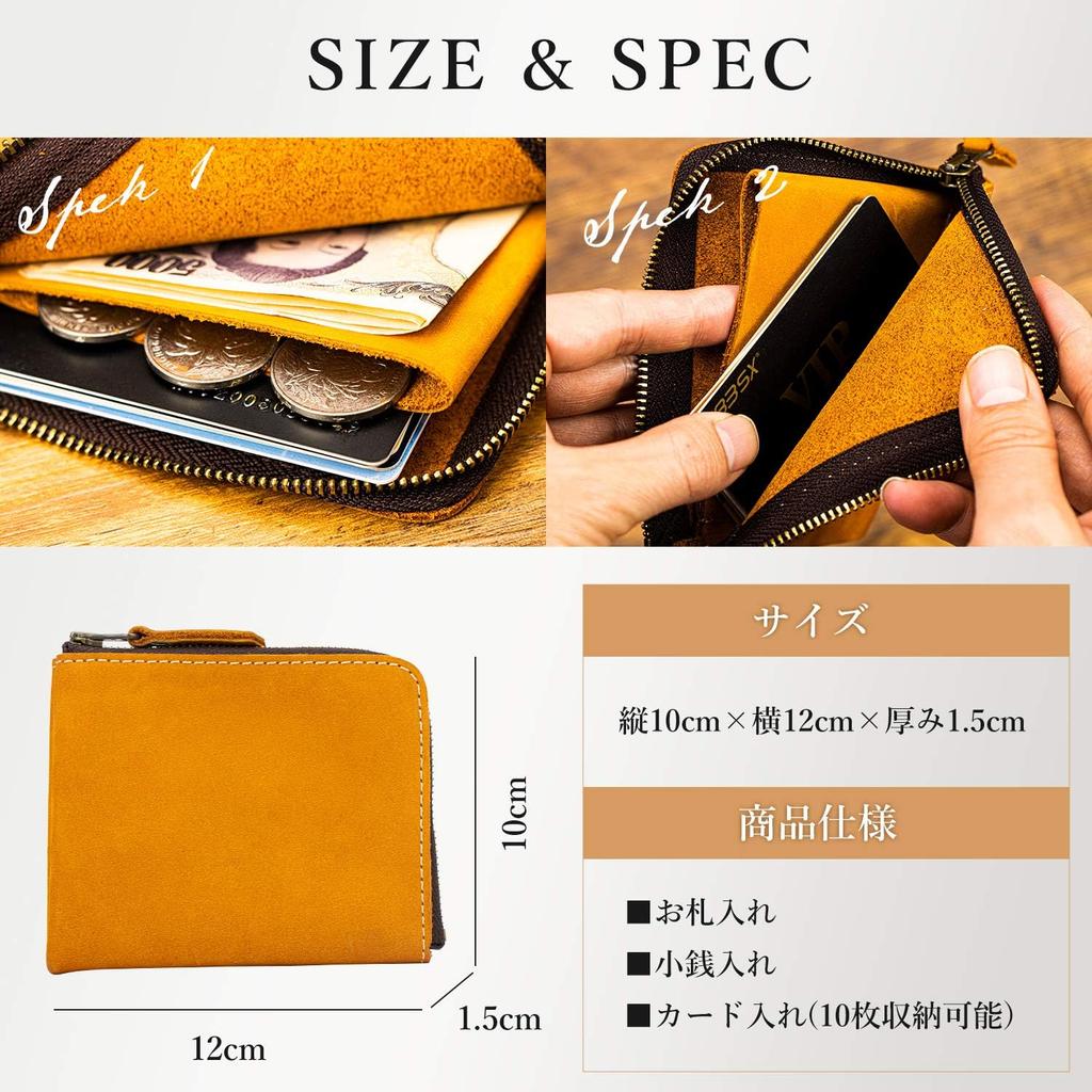 Kameto Bag Manufacturing Genuine Leather Coin Compact Leather Changes Texture Over To the Card Coin Purse Co., Ltd. Men's Purse, (The Time) (Soft