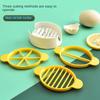 Durable Multifunctional Egg Cutter Egg Cutter Household Preserved Egg Artifact Four-in-one Solid Egg Preserved Egg Cutter