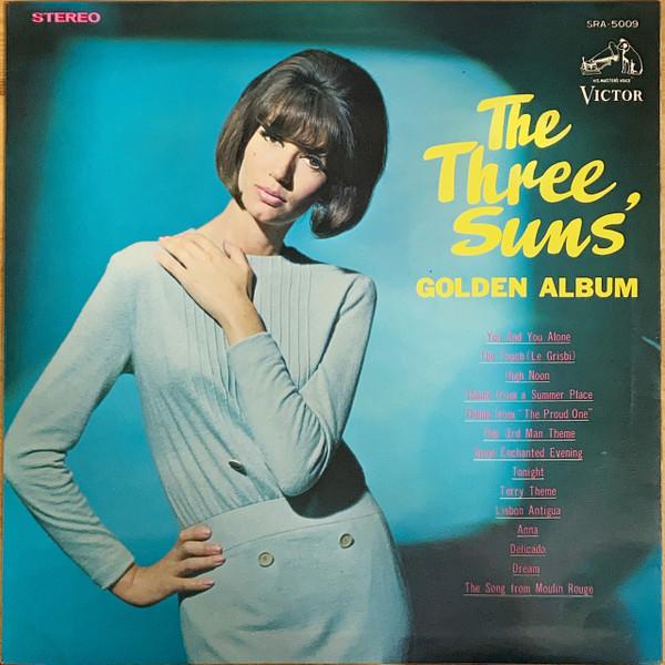 Виниловая пластинка THREE SUNS Three Suns Золотой Альбом Экран The SRA5009 VICTOR 1966 Япония Джаз Б/у