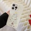 Чехол для мобильного телефона iPhone 16 Рождественская елка 15 Веселый граффити 13pro Глянцевый Max Подходит для 11-го поколения Xr Мягкий чехол Высокое качество