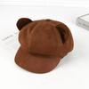 Unisex Cat Ear Octagonal Hat - Cute, Retro British Duckbill Style for Women & Painters