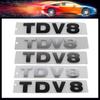 3D Premium TDV8 Letters for L405 UK England SUV Off Road Car Engine Hood Fender Trunk Tail Rear Decal Emblem Badge Sticker