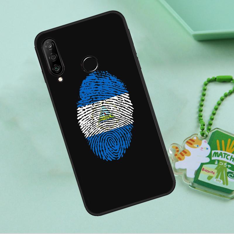 Флаг Никарагуа Для Huawei Nova 12s 12i 11i 7i 8i 9 10 SE Y91 Y90 Y60 Y70 Y72 Y61 P60 Pro P30 P40 Lite Чехол