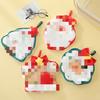 Hot-selling Christmas Coral Fleece Hand Towel Hanging Absorbent Quick-drying Rag Kitchen Bathroom Hand Wipe Pendant Does Not Shed Hair