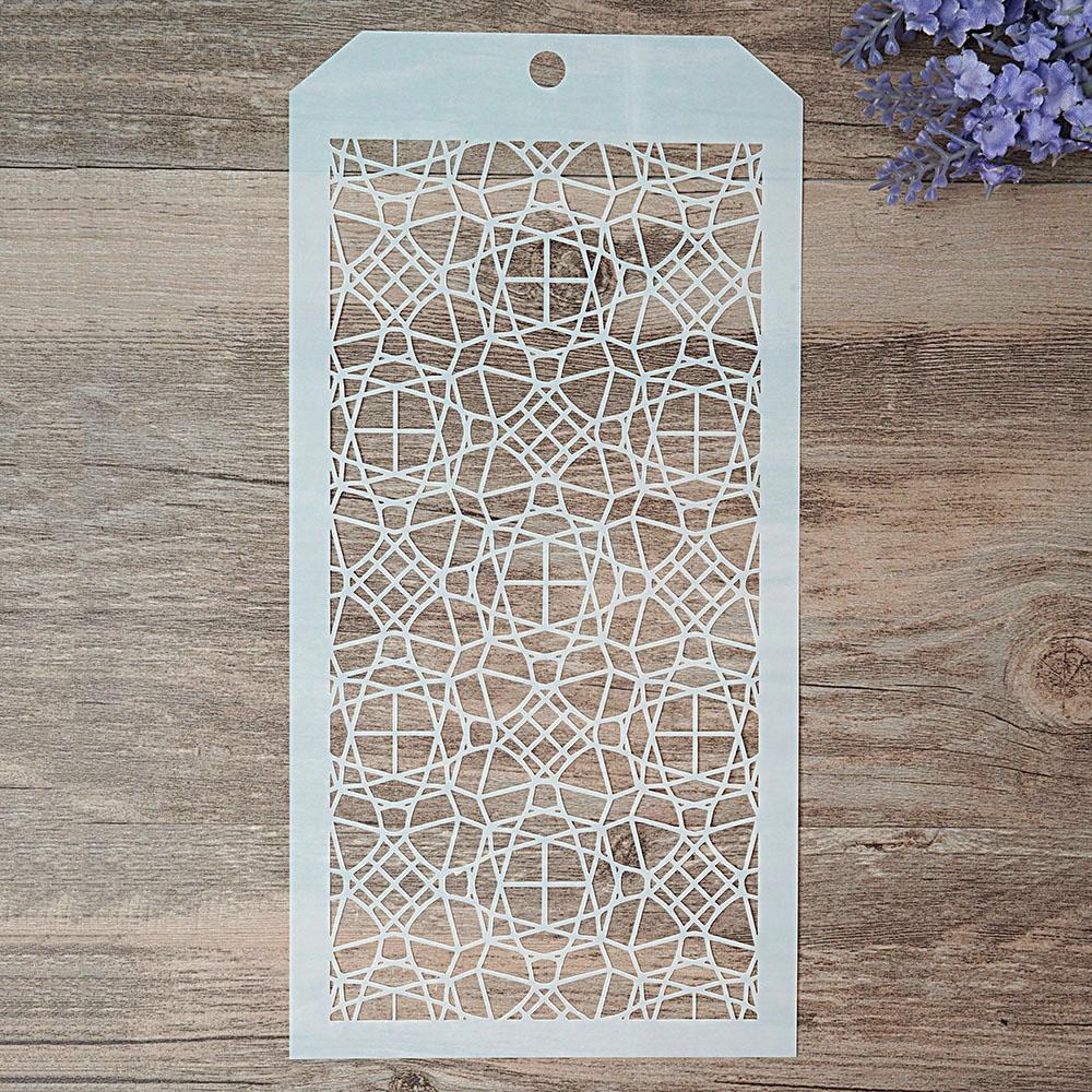 12*24 см DIY ремесло бесшовный трафарет для рисования штамповки для скрапбукинга штампы альбом декоративное тиснение бумажные карты