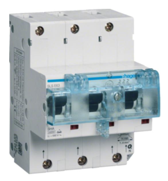 Selective Circuit Breaker 3P 63A Cs 25Ka Ac Sls Ts35 Htn363C