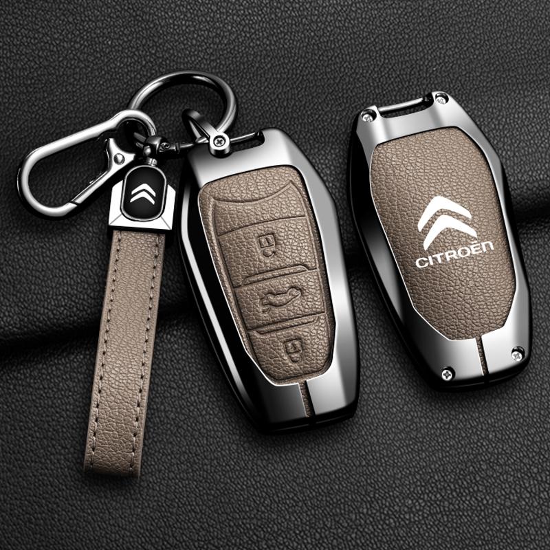 YKFEA1 Zinc Alloy Car Flip Key Case Cover Shell Fob For Citroen C1 C2 C3 C4 C5 C6 VTS Xsara C-Crosser Berlingo Jumpy DS3 DS4 DS5 DS6