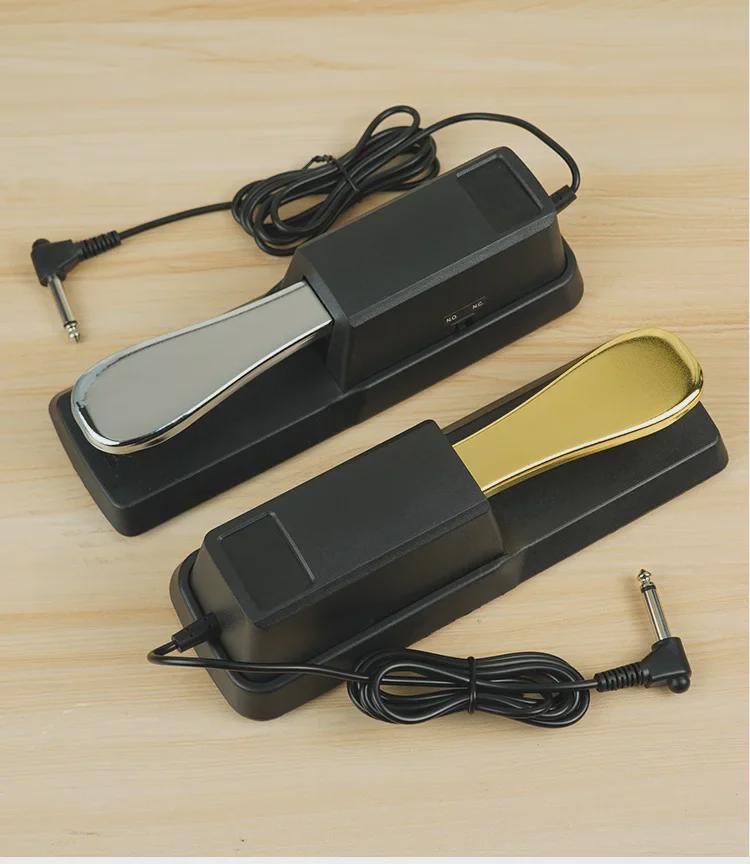 Universal Piano Sustain Pedal - Electric Keyboard & Synthetic Metal Pedal