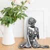 Nude Women Figurine Modern Kneeling Statue Sculpture Model Elegant Body Female Ornament Toy Home