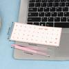 Korean Language Tear-Off Film Keyboard Sticker Desktop Laptop Key Sticker Single Film Universal Transparent Engraving Sticker