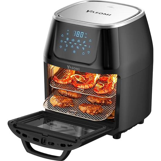Yasomi Y88 Xxl Черный 1500 Вт 8-литровая аэрогриль
