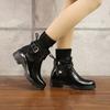 Women Rain Boots Waterproof Womens Boots Rubber Shoes Fashion Outdoor Casual Platform Rain Boots PVC Rain Shoes for Women