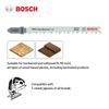 Bosch Профессиональное пильное полотно Твердая древесина Быстрая резка Лобзиковое полотно T144DF 100мм