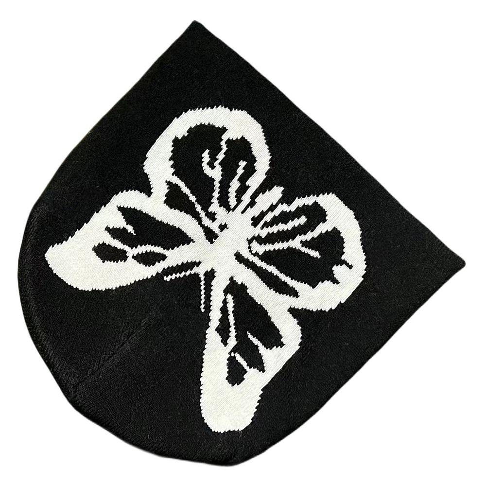 Теплая шапка-бини шерсть акрил повседневная шапка-чулок готическая холодная шапка для улицы