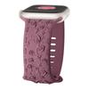 New GlacierX Silicone Textured Dark Mauve Smartwatch Strap for Apple Watch 38/40/41mm Dark Mauve