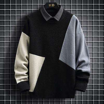 Горячая распродажа, популярный, новый повседневный свитер с полувысоким воротником на осень и зиму, базовый вязаный свитер, свитер, нить