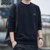 Мужская свободная флисовая толстовка JEEP SPIRIT с круглым вырезом