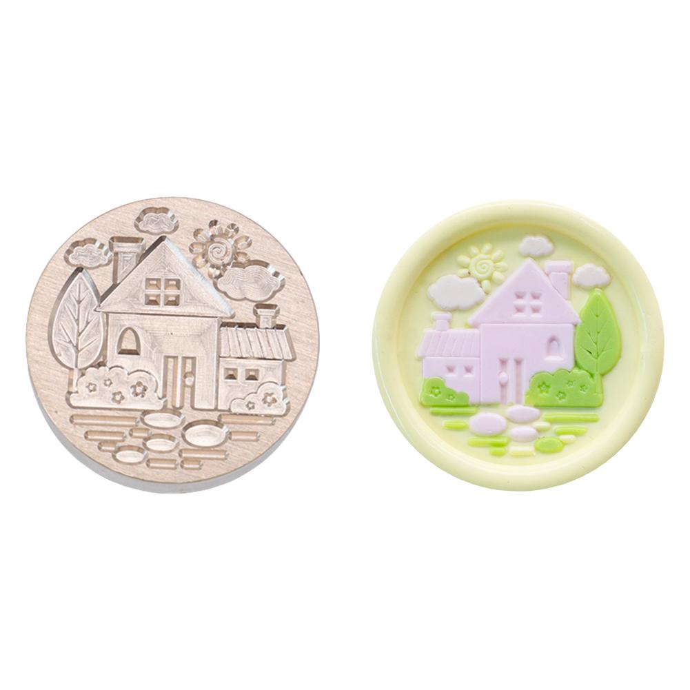 Медная голова серии животных, сделай сам, ручная учетная запись, эмалированная медная голова для свадебной открытки