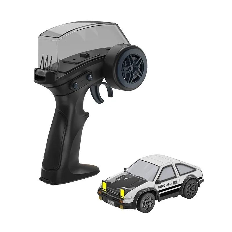 1:64 Desktop RC Drift Car 2.4G High-Speed Racing Car Four-Wheel Mini Desktop Remote Control Car Electric Toy for Game Party Gift