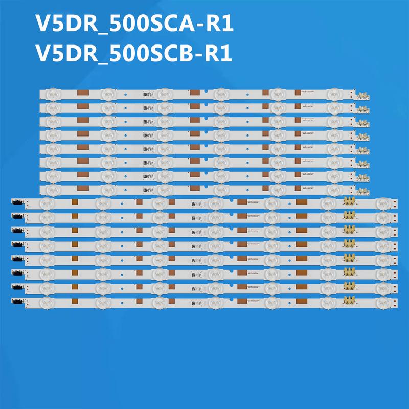 16 шт. светодиодная подсветка для Samsung UE50JU6800 UE50JU6850 UE50JU6800K UA50JS7200 UE50JU6870 UN50JS7200 UE50JS7200 UE50JU6872