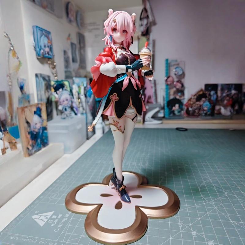 Myethos Honkai Star Rail Марч 7-я Фигурка Охотника Оригинальная Коллекционная Модель из ПВХ Игрушка Милый Подарок Настольное Украшение Декор