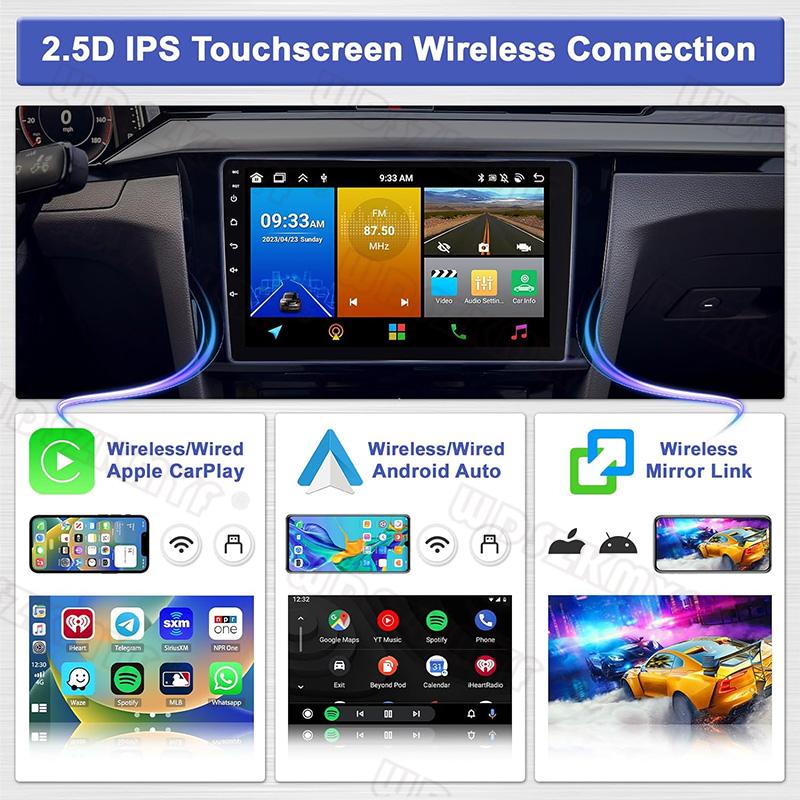 Universal 7"/9"/10" Android 13 Car Radio GPS Autoradio Carplay 2+32G Double Din WIFI FM AM Car Audio Receiver Multimedia Player