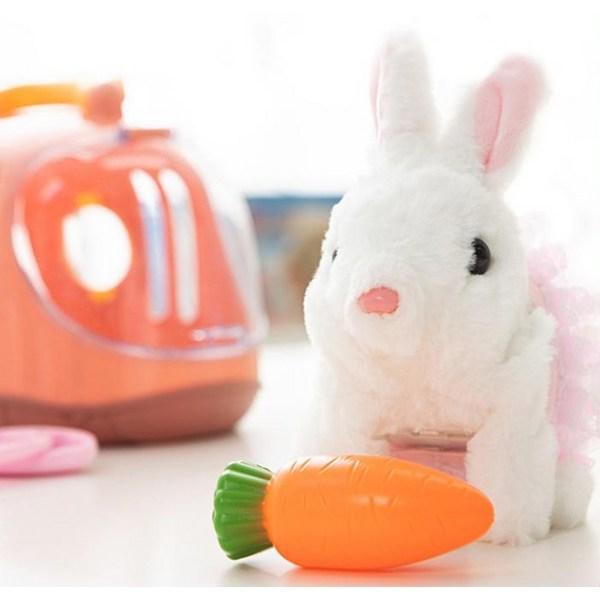 Набор из 7 предметов Keygers Moving Hello Mini Pet, 18см, кролик, популярные игрушки для корейских детей